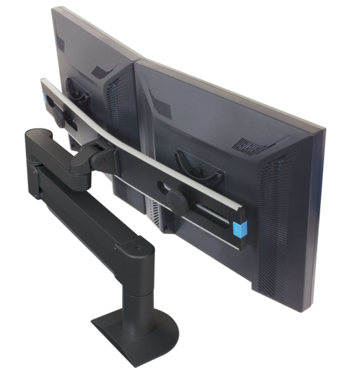 7500-Wing - Deluxe Dual Monitor Arm - Workplace Partners