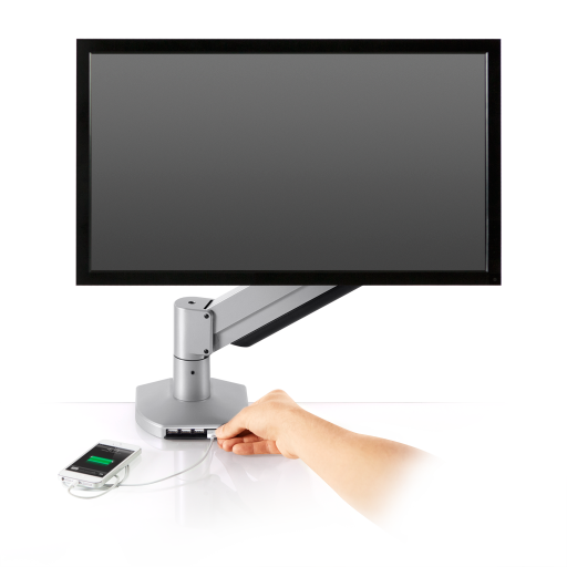 7000-Busby – Monitor Arm with Integrated USB Hub