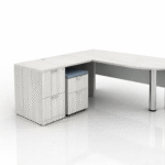 Classic L Shape Bullet Desk