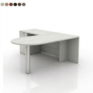 Design Your Customized Bullet L-Desk with no Upper Storage