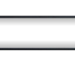 72"w x 12"h Acrylic Panel Black