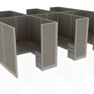 Webb Panel System 6 Pack 6'x5' cubicles with 67" High Walls