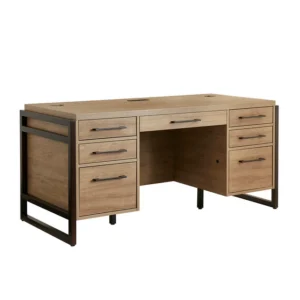 60"W Artisan Executive Straight Desk